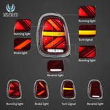 Tail Lights Sequential for Mini Cooper 2014-2019 Car Interior Accessory Vland
