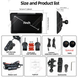 7Inch DVR Dashcam GPS with Wireless CarPlay Auto Dashcam AKAMATE