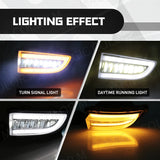 LED DRL Headlight with Turn Signal for Mitsubishi Lancer Car Interior Accessory MAGIC COLORM