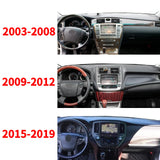 Premium Leather Dashboard Mat for Toyota Crown 2015–2019 Dashboard Mat CATUSIKI
