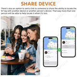 Mini Smart Tag Tracker for Android and iOS Phones Car Interior Accessory OEM