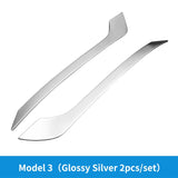 Rear Fog Light Trim Stainless Steel for Tesla Model 3