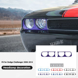 Headlight Cover Trim for Dodge Challenger 2009-2014 Car Interior Accessory HEBE