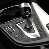 BMW Suede Gear Shift Panel Trim Frame Sticker Anti Scratch Car Interior Accessory Car Interior Accessory OEM
