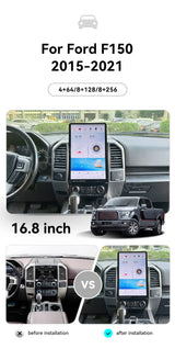 16.8-Inch Ultra-Wide Android Head Unit for Ford F-150 Android Head Unit Aotsr