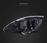 Headlights with Sequential Signal for Lexus IS 05-13