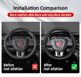 Breathable Carbon Fiber Wheel Cover for Fiat Auto