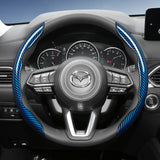 Mazda Carbon Fiber Steering Wheel Cover with Quick Release