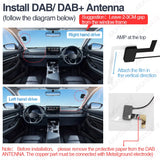 DAB+ Digital Radio Receiver with Bluetooth FM Transmitter