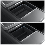 Smabee for Tesla Model Y Launch 2025 Juniper/Model 3 Highland Car Center Console Storage Box Tray Accessories Tidying Dashcam