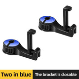 2-in-1 Hidden Headrest Phone Holder and Car Hook
