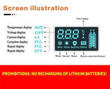 12V Car Battery Charger with Pulse Repair for Motorcycle 2018-2023