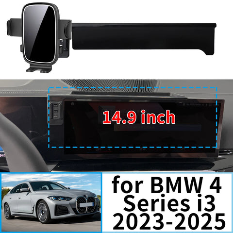 Smart Wireless Charging Clip-On Mount for BMW 4 Series i3 2023–2025 Car Phone Holder CATUSIKI
