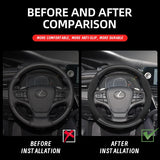 Lexus Suede Carbon Fiber Wheel Cover 2019 Car Interior Accessory Hocasen