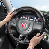 Carbon Fiber Wheel Cover for Fiat 500 Punto Car Interior Accessory Hocasen