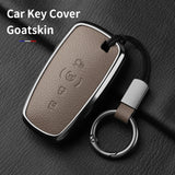 Metal and leather car key case cover for Lincoln Continental Navigator Car Key Case OEM