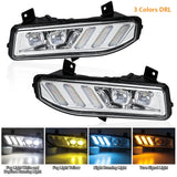 Triple Color Flow DRL for Nissan Sentra Rogue Kicks LED Ambient Light MAGIC COLORM 3 Colors DRL