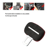 Suede Fur Seat Belt Buckle Protector Universal Car Interior Accessory LINGLUYANG