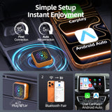 2in1 Wireless CarPlay Android Auto Adapter Universal CarPlay Adapter AKAMATE