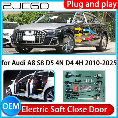 Electric Soft Close Door Kit for Audi A8 S8 D4 D5 2010–2025 Car Interior Accessory ZJCGO
