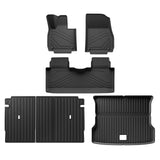 Xpeng G6 2023-2024 Car Floor Mats Cargo Liner Trunk Pad TPE 3D Foot Mat Left Rudder Waterproof BLACK