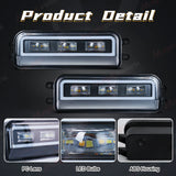 2-in-1 LED Fog Lights with DRL for Toyota Tacoma 2024-2025 LED Ambient Light MAGIC COLORM