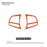 For BMW F20 F21 F30 F34 Steering Wheel Trim Frame Sticker Car Premium Interior Tuning Accessories Made of Alcantara Customizable