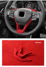 For Honda Accord 10th Gen & Inspire 2018-2022 Steering Wheel Boot Cover Trim Sticker Car Interior Accessories