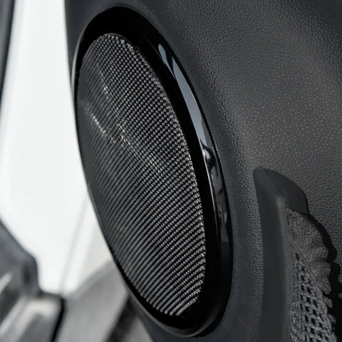 3D Decor Speaker Cover Trim for Smart Fortwo Car Interior Accessory GMUNI