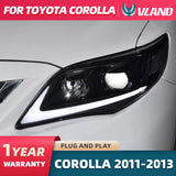 Vland LED DRL Headlights for Toyota Corolla 2011-2013 Car Interior Accessory Vland