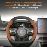 Zeekr Suede Carbon Fiber Steering Wheel Cover Trim