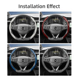 Carbon Fiber Texture Wheel Cover for Opel Cars Car Interior Accessory Hocasen