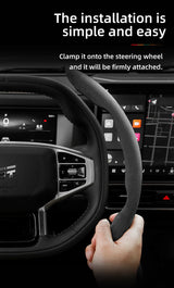 Snap-On Suede Steering Wheel Cover for Jetour X70