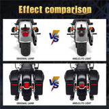 Black/Clear Led Taillight for Harley Davidson | Motorcycle Rear Brake Lights Motorcycle Accessory | LED Lights | Tail Light A