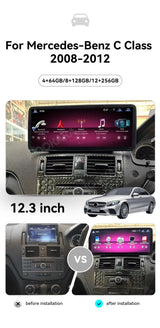 Qualcomm Android 13 Head Unit for Mercedes-Benz E Class 2009-2015 Android Head Unit Aotsr