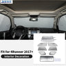 Aluminum Window Sunshade Kit for Toyota 4Runner 17-23