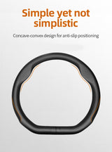 Perforated Leather Steering Wheel Cover for GWM Deepal Car Interior Accessory Hocasen