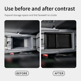 SMABEE for Nissan Kicks 2025 Car Storage Box Accessories Center Console Armrest Storage Tidying Tray Car Interior Accessory S