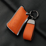 Aluminum Alloy Goatskin Car Key Case Cover For Lexus