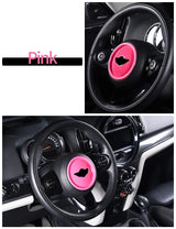 Steering Wheel Emblem Frame Cover for MINI Cooper