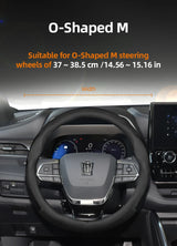 Ultra-Thin Leather Steering Wheel Cover for Toyota Crown Car Interior Accessory Hocasen