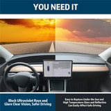 Dashboard Protector Cover for Tesla Model Y LED Ambient Light TEKSY