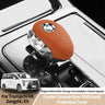 Leather Gear Shift Knob Cover For GAC Trumpchi M8/E9 Zongshi Series | Anti-Scratch Shifter Boot Protector Car Interior Accessory