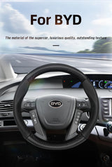 Steering Wheel Cover Carbon Fiber Texture BYD Seal Car Interior Accessory Hocasen