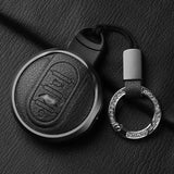 Goatskin Car Key Case Cover For BMW MINI Cooper ONE JCW Clubman Countryman