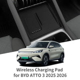 BYD Atto 3 Evo 2025 2026 Car Anti Dirt Pad Mobile Wireless Charging Anti-Slip Mats Interior Accessiories - Smabee Car Interio