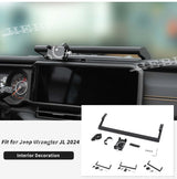 Rotatable Center Console Phone Stand for Jeep JL 2024 Car Interior Accessory HEBE