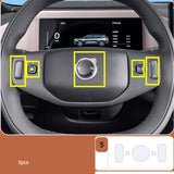 Metal Door Audio Protective Sticker for Volvo XC70 Car Interior Accessory LINGLUYANG 5pcs