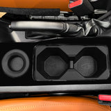 Mitsubishi Triton 2024 2025 Cup Holder Storage Tray Shock-Absorbing TPE Tidying Car Accessories Black Car Interior Accessory