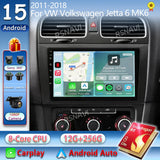 Android 15 2K QLED Multimedia Player for VW Jetta MK6 2011-2018 Android Head Unit RSNAVI